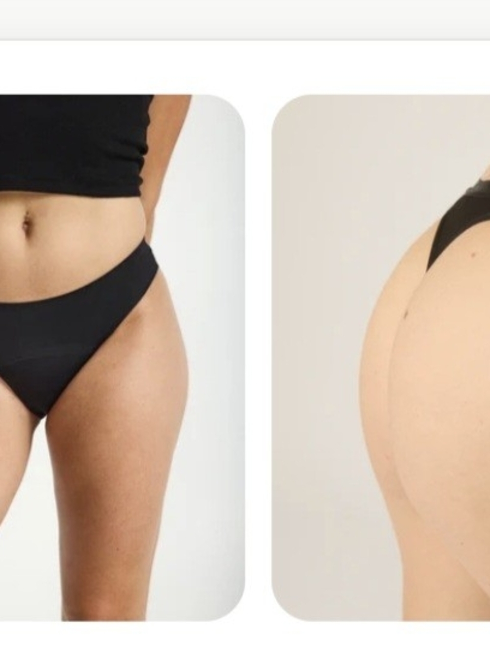 2 Pairs Modibodi Thong Pee And Period Underwear. NWT
